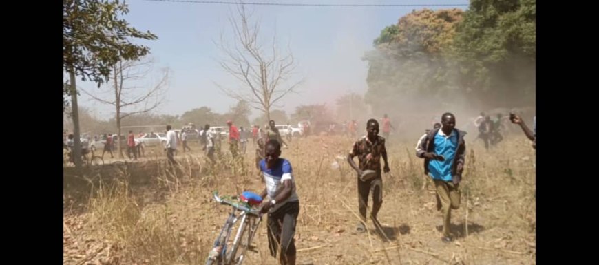 Uganda Police Disperse Akena Supporters with Tear Gas at Alira Primary School